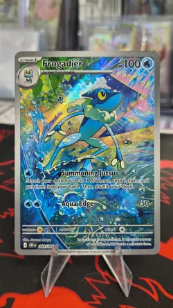 Pokemon Frogadier Holo Rare CRI 089/086 English Illustration Rare Full Art - Image 1