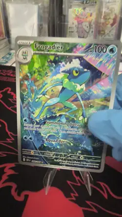 Pokemon Frogadier Holo Rare CRI 089/086 English Illustration Rare Full Art - Image 2
