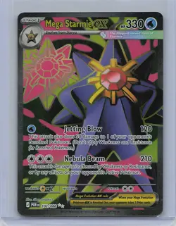 Mega Starmie ex 102/088 Ultra Rare Perfect Order Pokemon Near Mint - Image 1