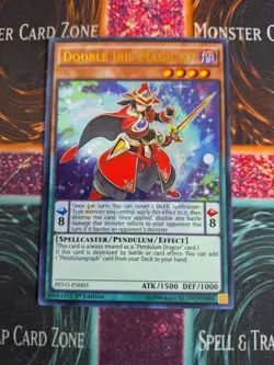 Yu-Gi-Oh! TCG Double Iris Magician PEVO-EN003 Ultra 1st Edition Near Mint a1/ - Image 1