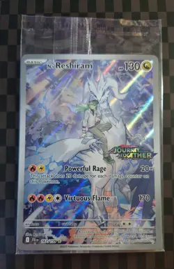 SEALED - N’s Reshiram 167/159 ⭐Stamped Promo⭐ - Pokemon TCG Journey Together - Image 1