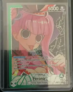 Namco Perona OP06-021 Leader Alternate Art Foil One Piece CCG 5000 Power - Image 1