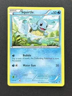 Squirtle 14/101 Plasma Blast Pokemon Card 2013 MP - Image 1