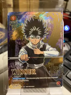 Union Arena Hiei WINNER Promo Card 1st Anniversary UEPR/YYH-1-081 English - Image 1