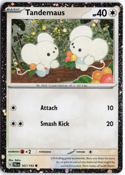 Tandemaus (Cosmos Foil) 167/193 Holo Miscellaneous Cards & Products Pokemon NM - Image 1