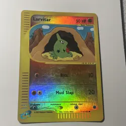 Pokemon Card - Larvitar Expedition 116/165 Common Reverse Holo - Image 2