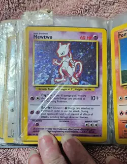 pokemon cards base set, machamp, ninetails, clefairy, magneton, mewtwo & raichu - Image 2
