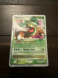 Torterra LV.X DP09 Diamond & Pearl Black Star Promo Holo 2007 Pokemon Card- NM - Image 1
