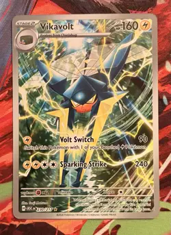 Vikavolt 230/217 Illustration Rare Ascended Heroes Pokemon TCG + Free Card - Image 2