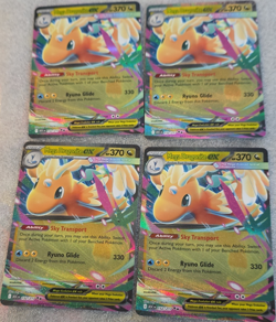 Pokemon Mega Dragonite EX Holo Card Lot 4 AS4C 152/217 English - Image 1