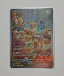 Eevee 188 Sv06 Twilight Masquerade Holo, Fan Art, DIY Custom Card, For Display - Image 1