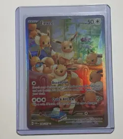 Eevee 188 Sv06 Twilight Masquerade Holo, Fan Art, DIY Custom Card, For Display - Image 3