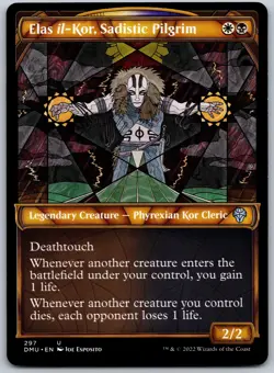 Elas il-Kor, Sadistic Pilgrim (Showcase) U Dominaria United 297 NM - Image 1