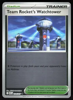 Team Rocket's Watchtower 210/217 Ascended Heroes Pokemon Reverse Holo NM - Image 1
