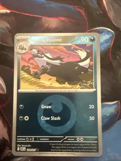 Ascended Heroes Galarian Linoone Reverse Holo Dark Energy #131/217 Pokemon TCG - Image 1