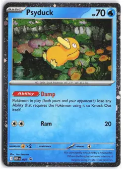 Psyduck 007 Holo Promo ME: Mega Evolution Promo Pokemon NM - Image 1