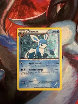 Pokemon TCG Black & White Promo Glaceon BW90 Light Play - Image 1