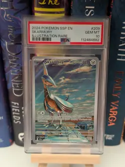 PSA 10 Skarmory 209/191 Pokemon Surging Sparks Illustration Rare Gem Mint - Image 1
