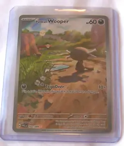 Paldean Wooper 102/094 IR NM - Pokemon TCG Phantasmal Flames, NM-MT - Image 1