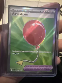 The Pokemon Company Air Balloon 166/132 ME01 Ultra Rare Foil Trainer - Image 1