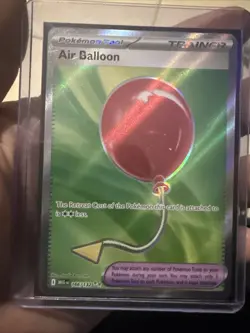 The Pokemon Company Air Balloon 166/132 ME01 Ultra Rare Foil Trainer - Image 3