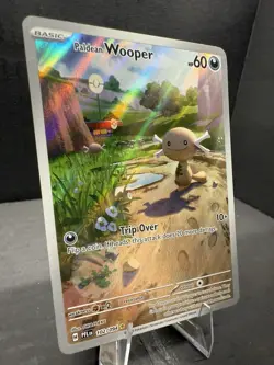 Paldean Wooper 102/094 Me02: Phantasmal Flames Holo Illustration Rare Pokemon - Image 2