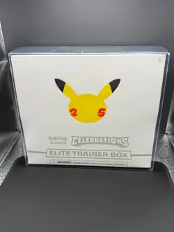 Pokemon TCG Elite Trainer Box ETB 25th Anniversary Celebrations Sealed with Case - Image 1