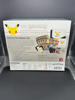Pokemon TCG Elite Trainer Box ETB 25th Anniversary Celebrations Sealed with Case - Image 4