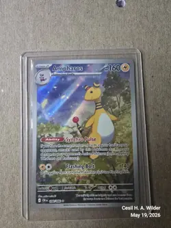 Pokemon TCG Ampharos 090/086 CR1 en Rare Holo Stage 2 160 HP English - Image 1