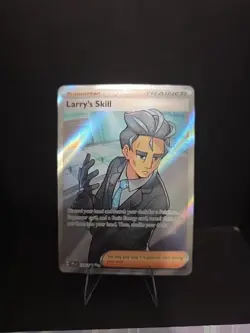 Pokemon TCG Trainer Larry's Skill Ultra Rare Full Art Holo - Image 1