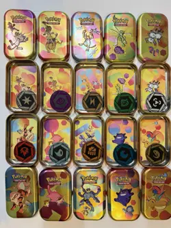 Set Of 10 EMPTY SV 151 Mini Tins w/ Art Card And Coin- NO BOOSTER PACKS - Image 2