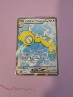 Pokemon TCG Dudunsparce EX 178/159 Journey Together JTG Ultra Rare Card - Image 1