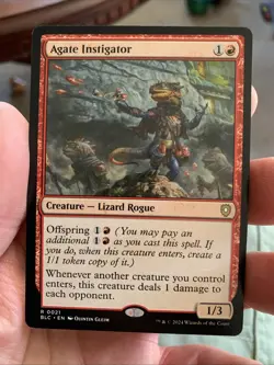 MTG - Agate Instigator [Bloomburrow Commander] [NM] Mythic - Image 1