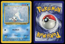 Seel 41/102 Uncommon Base Set Unlimited Pokemon MP - Image 3