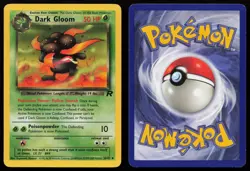 Dark Gloom 36/82 Unlimited Uncommon Team Rocket Pokemon English LP - Image 3