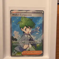 The Pokemon Company Wally's Compassion Me01 176/132 Trainer Ultra Rare Holo - Image 1