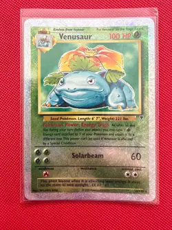 Pokemon TCG Reverse-Holo Venusaur + Numbered Set of WOTC Legendary Collection - Image 1