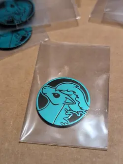 Pokemon Light Blue Ponyta Mini Coin From 151 Chinese - Image 1