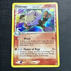 Pokemon EX Holon Phantoms Primeape 50/110 Holo Stamped Uncommon - Image 1