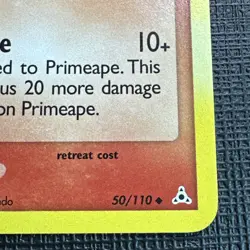 Pokemon EX Holon Phantoms Primeape 50/110 Holo Stamped Uncommon - Image 4