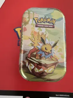 SEALED Pokemon Prismatic Evolutions Jolteon Single Mini Tin BRAND NEW (2 Packs) - Image 1