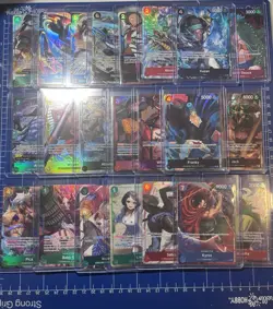 Bandai One Piece NM English Foil Alt Art Lot x22 - Image 1