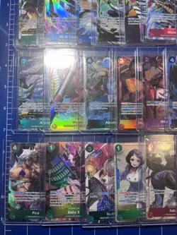 Bandai One Piece NM English Foil Alt Art Lot x22 - Image 2