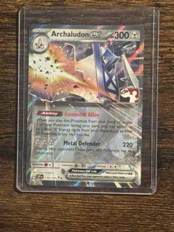 New Archaludon Ex 130/191 NM Play Stamp Prize Pack Series 7 Pokemon TCG Card - Image 1