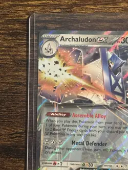 New Archaludon Ex 130/191 NM Play Stamp Prize Pack Series 7 Pokemon TCG Card - Image 2