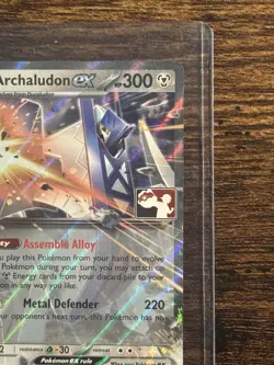 New Archaludon Ex 130/191 NM Play Stamp Prize Pack Series 7 Pokemon TCG Card - Image 3
