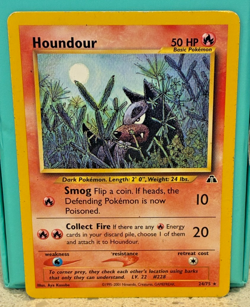 Pokemon card. HOUNDOUR. Displayed only. WOTC 95,96,98. 24/75. Pls see pics. - Image 1