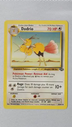Dodrio 34/64 Pokemon Card TCG Jungle Unlimited Non Holo LP - Image 1