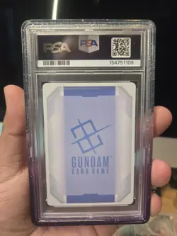 Gundam Card Game Lagowe Foil Rare+ 2025 GD01 EN Unit #050 PSA 10 - Image 2