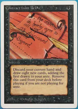 Contract from Below Unlimited VHP/DAMAGED (Reserved List Card) (518689) ABUGames - Image 1